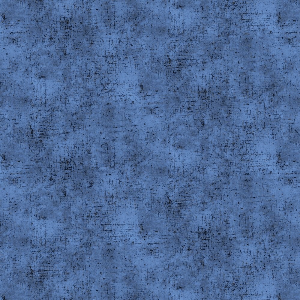 0,35m Reststück   Digitaljersey Organic Cotton "Black Marbling" - jeansblau (014)