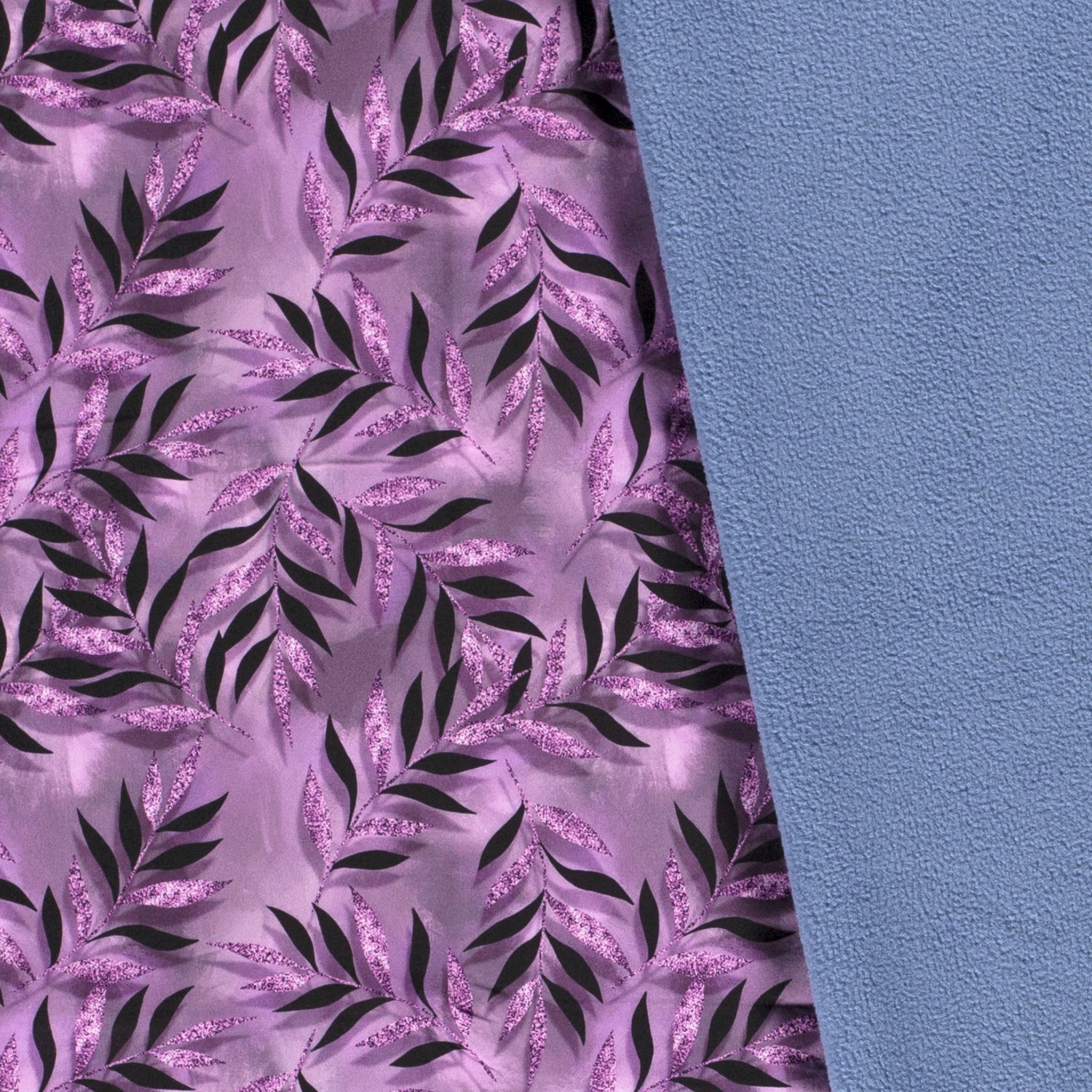 Softshell Digital mit Zweigen - violett