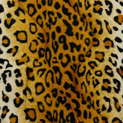 Velboa "Leopard" - beige/gold
