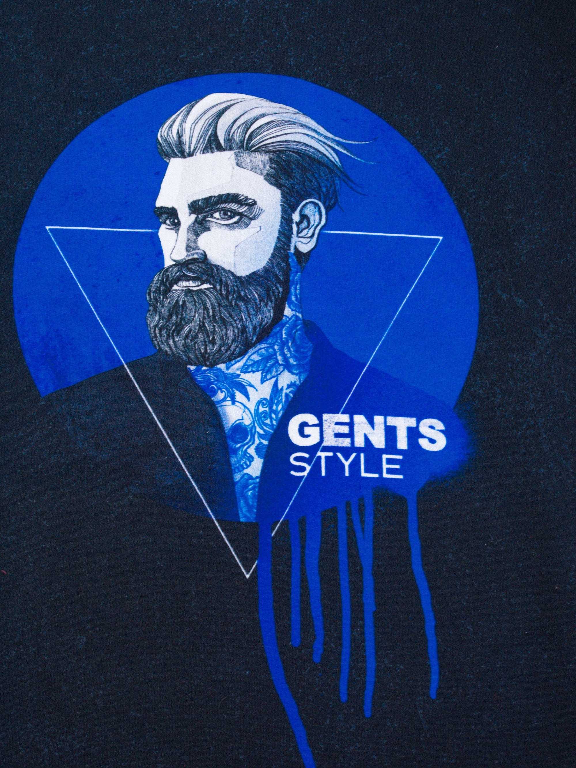 French Terry Panel "Gentlemen Style" by Thorsten Berger 