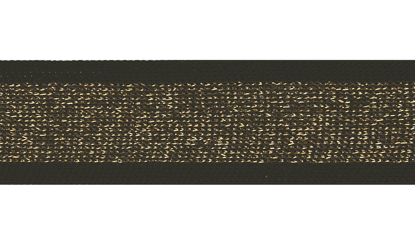 Elastisches Band 30mm mit Lurex schwarz/gold