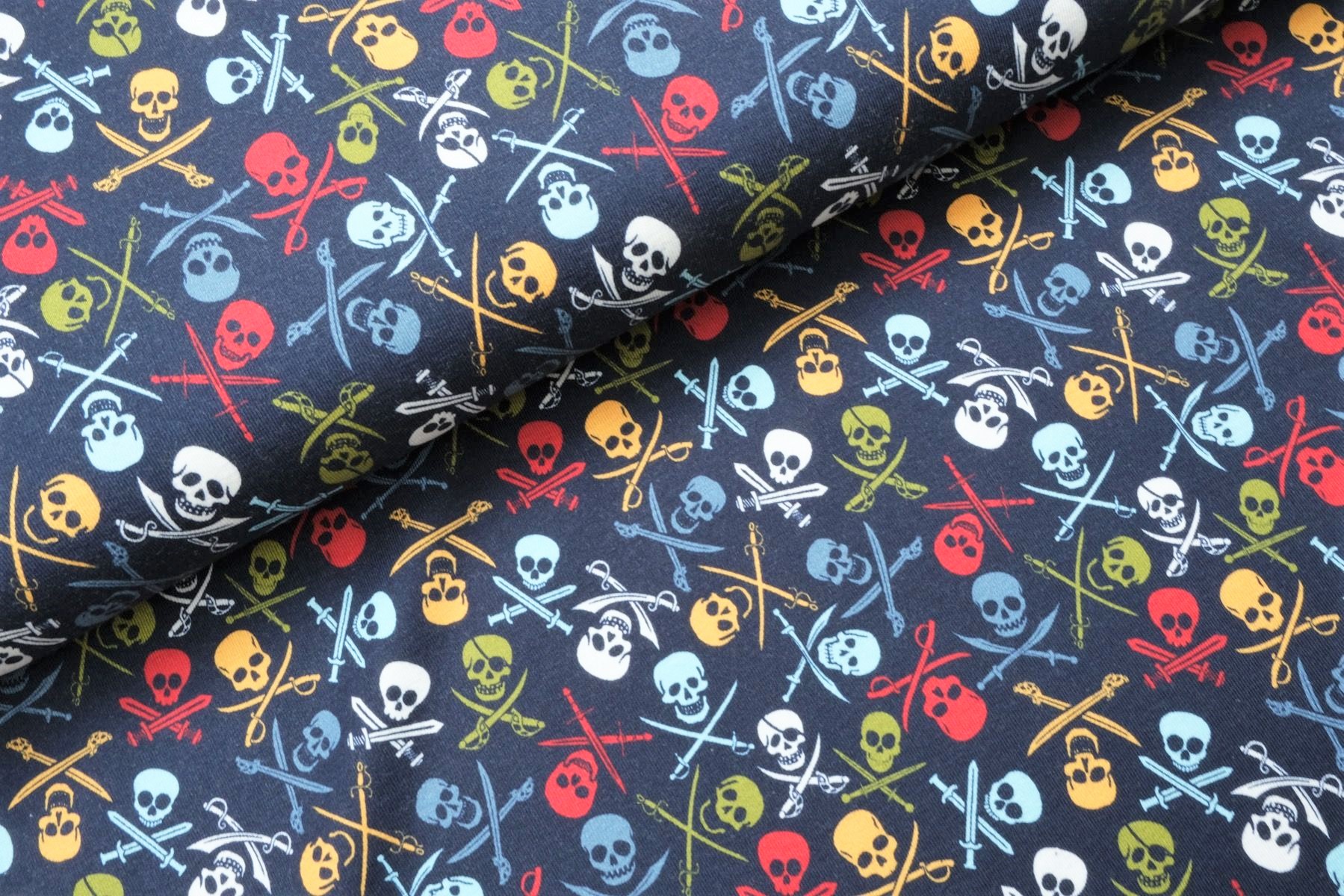 Digitaljersey "Pirate Skulls" - navy