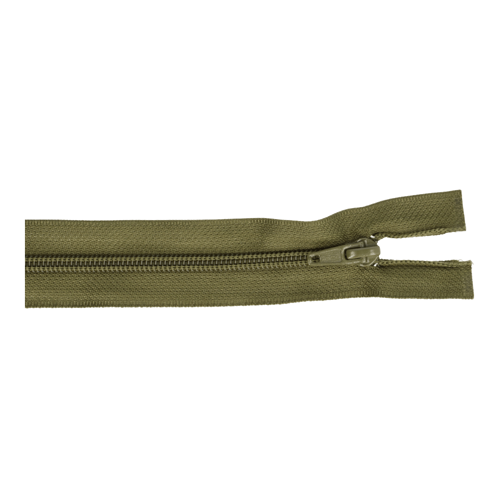 Reissverschluss teilbar Nylon khaki 30cm 