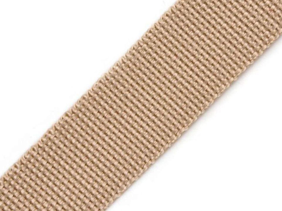 Gurtband Polyester 40mm uni dunkelsand