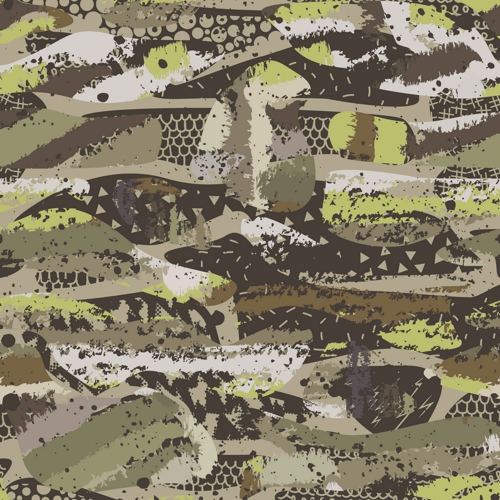 Sweat Organic Cotton Camouflage army/grün - Digitaldruck            