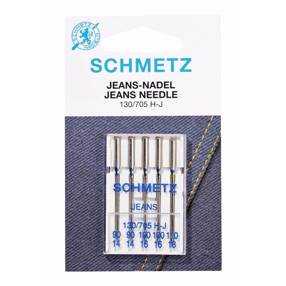Schmetz Jeans Nähmaschinennadeln 90-110 