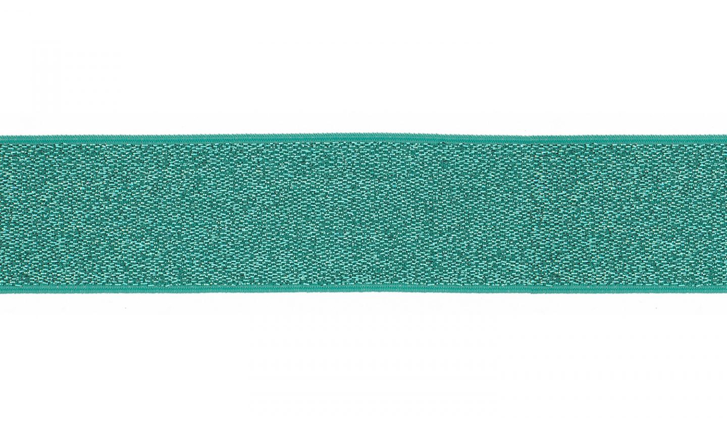 Gummiband 40mm MINT LUREX (521)   