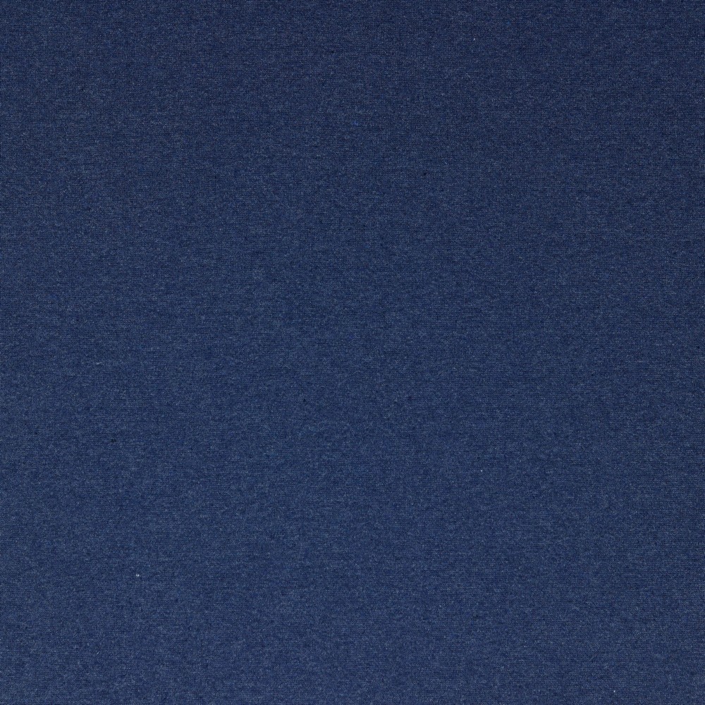 Baumwolljersey uni recycled indigoblau meliert (016)  
