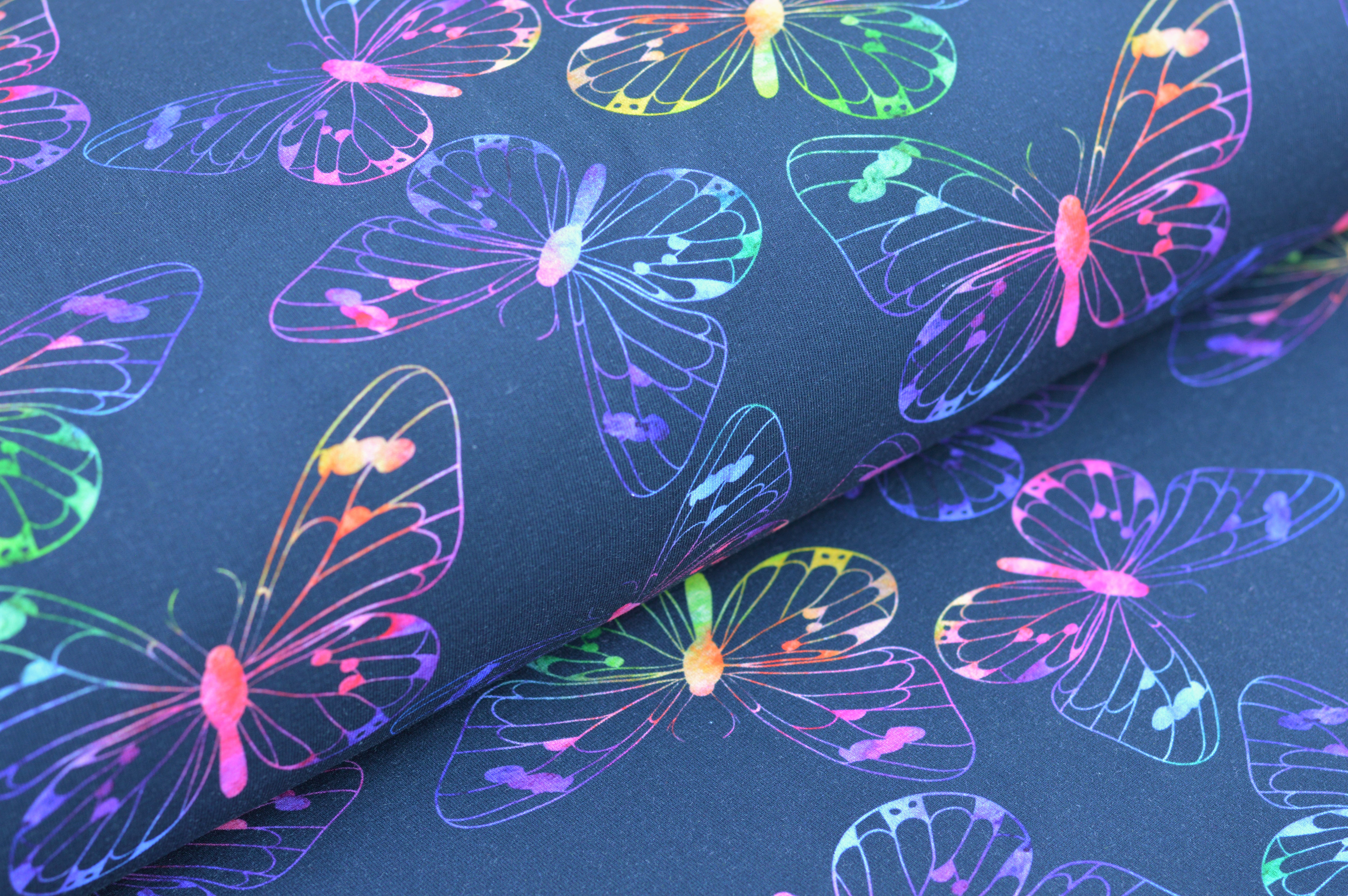 Digitaljersey  Eigenproduktion "Rainbow Butterflies" - navy
