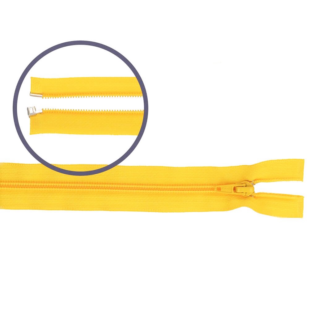 Reissverschluss teilbar Nylon gelb 65cm  