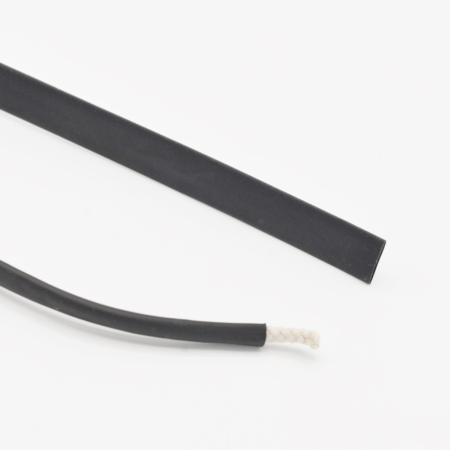 1m Schrumpfschlauch 10mm schwarz   