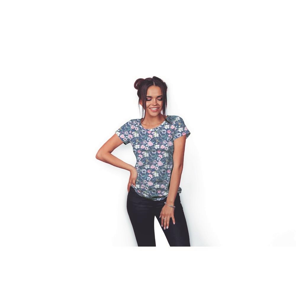 Digitaljersey "Summer Flowers" - flieder (013)    