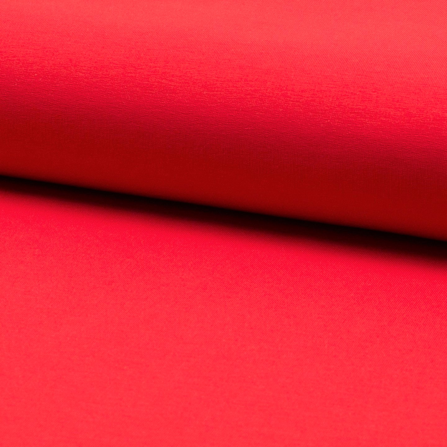 Sommersweat French Terry uni rot (015)  