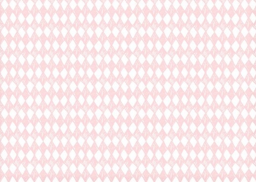 Baumwollstoff rosa/weiß mit Rauten