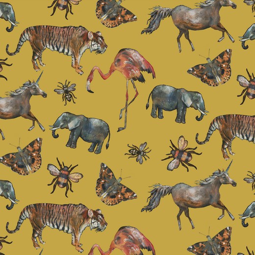 Digitaljersey "Zoology" - ocker