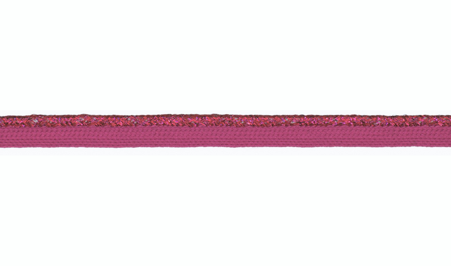 Paspelband mit Lurex uni fuchsia 10mm (517) 