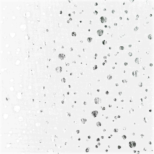 Baumwolle Musselin Double mit silbernen Dots (Foliendruck) - ecru