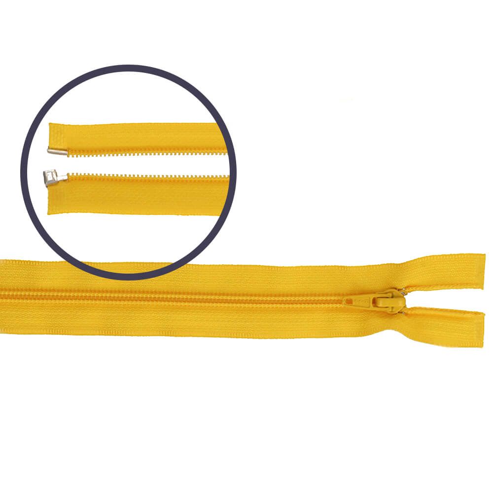 Reissverschluss teilbar Nylon gelb 70cm 