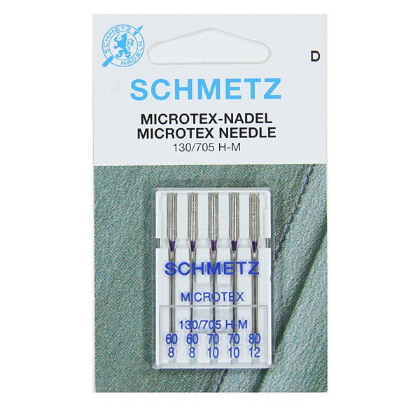 Schmetz Microtex Nähmaschinennadeln 60-80