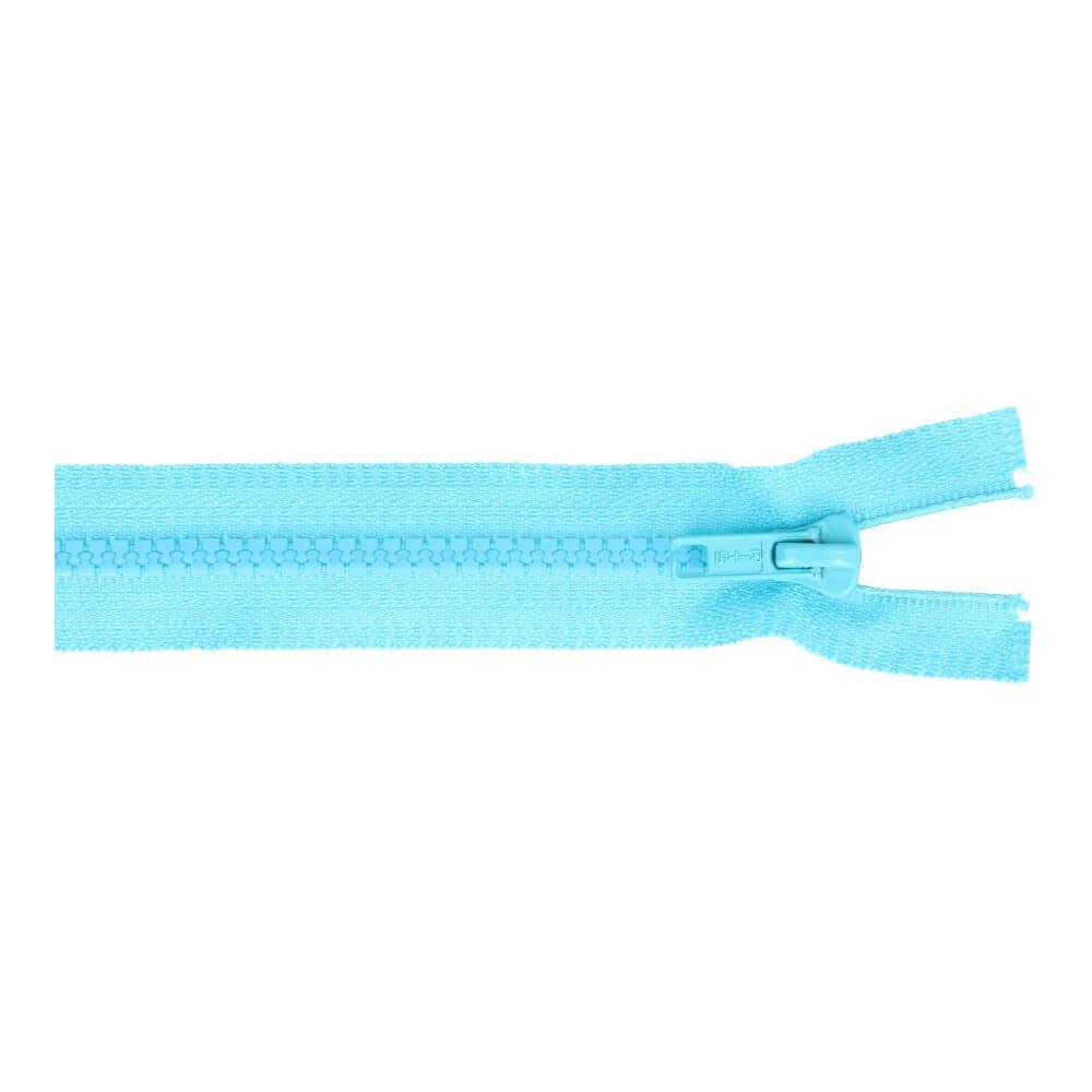 Profilreißverschluß teilbar aqua 50cm  