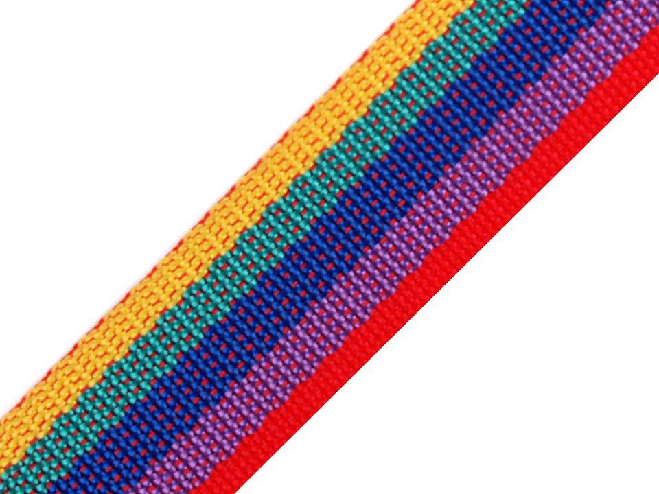 Gurtband Polyester 40mm uni multicolor