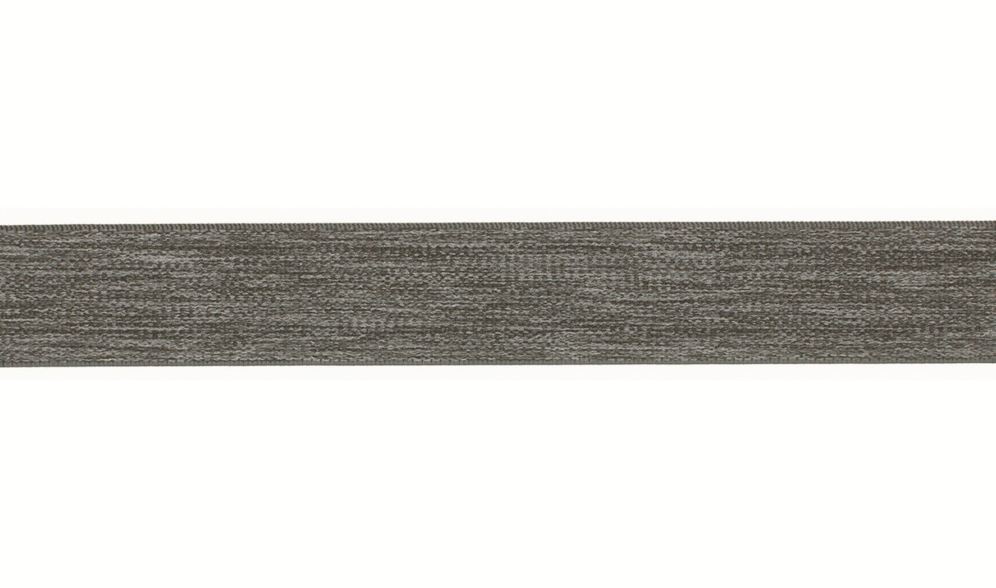 Gummiband 30mm uni mittelgrau meliert (565)