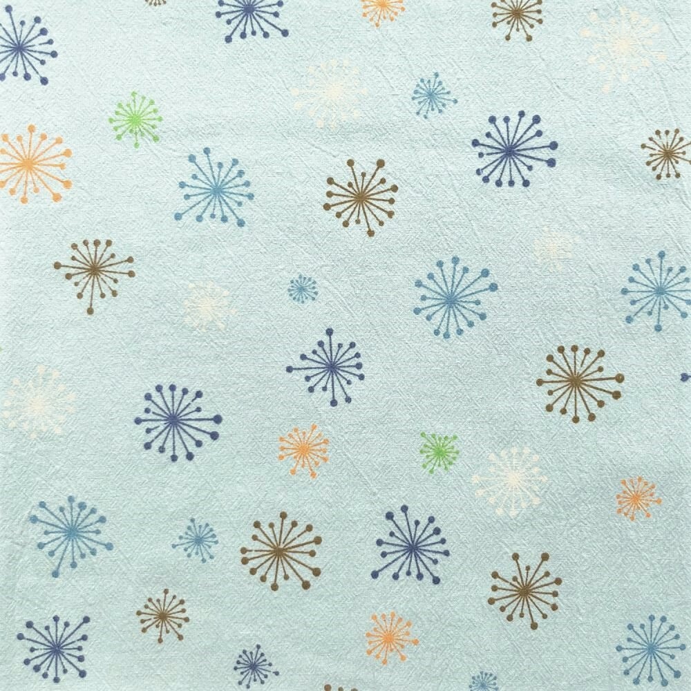 Baumwollstoff Dipinto "Dandelions" - dusty mint (320)    