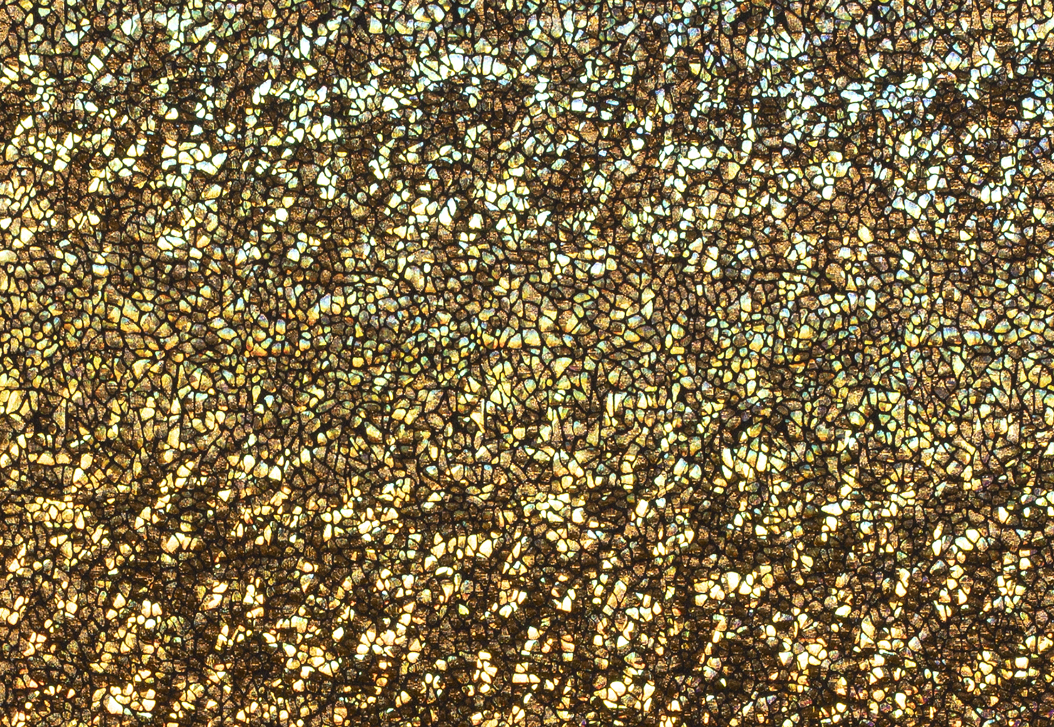Lamé-Stretch gold mit Mosaikmuster