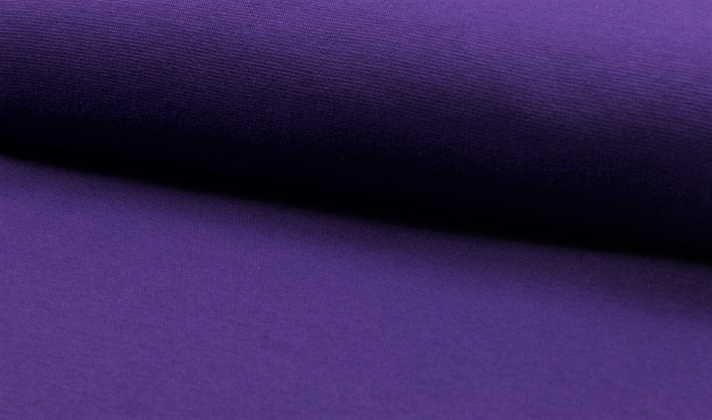 Bündchenstoff uni purple