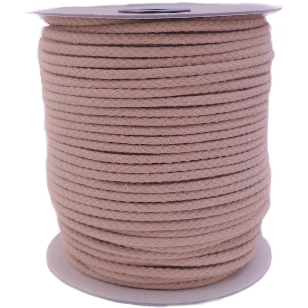 Kordel Baumwolle 5mm uni beige