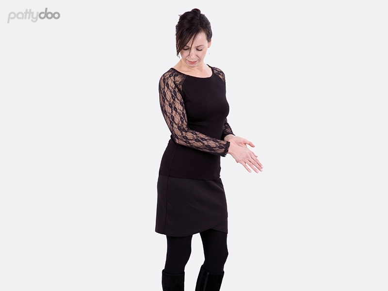 Papierschnittmuster Damen Raglanshirt Mellie von PattyDoo Papierschnittmuster Damen Raglanshirt Mellie von PattyDoo