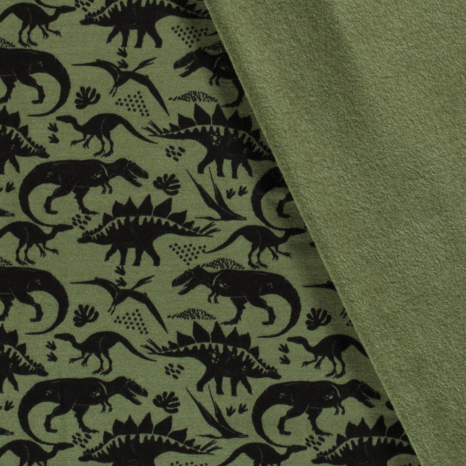 Alpenfleece "wild Dinosaur" - forest