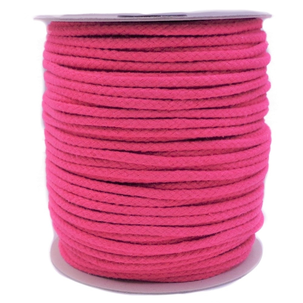Kordel Baumwolle 5mm uni pink