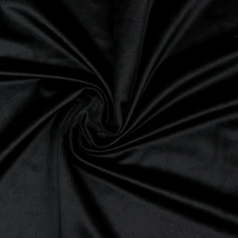 Samt "Luxury Velvet" uni schwarz