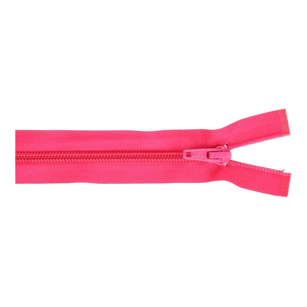 Reissverschluss teilbar Nylon pink 75cm 
