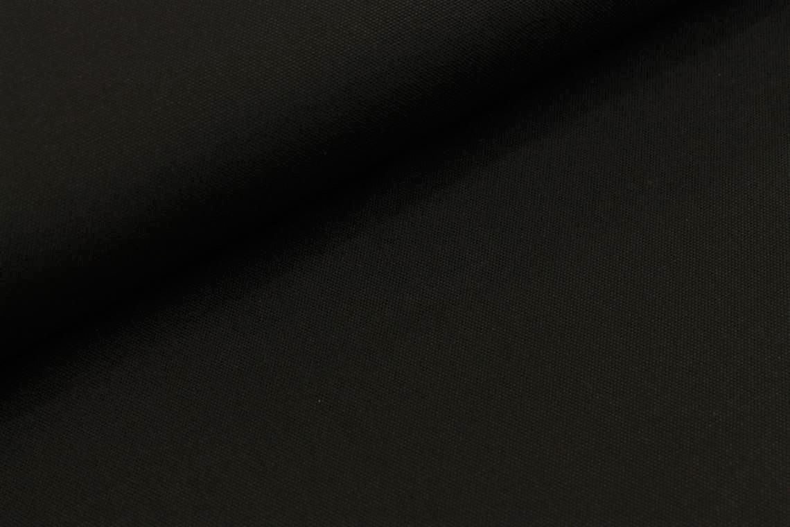 0,63m Reststück      Canvas uni in schwarz