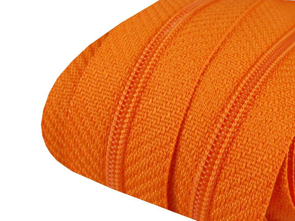 Endlos-Reissverschluss Farbe orange