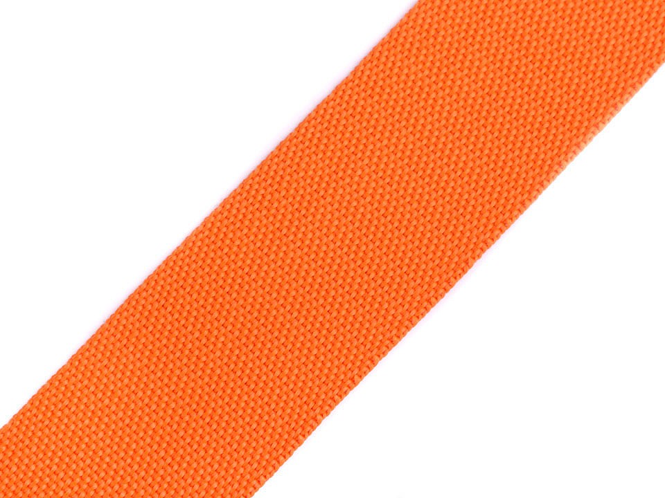 Gurtband Polyester 40mm uni orange