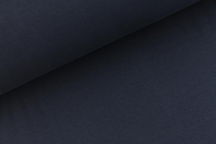 Bündchenstoff uni navy