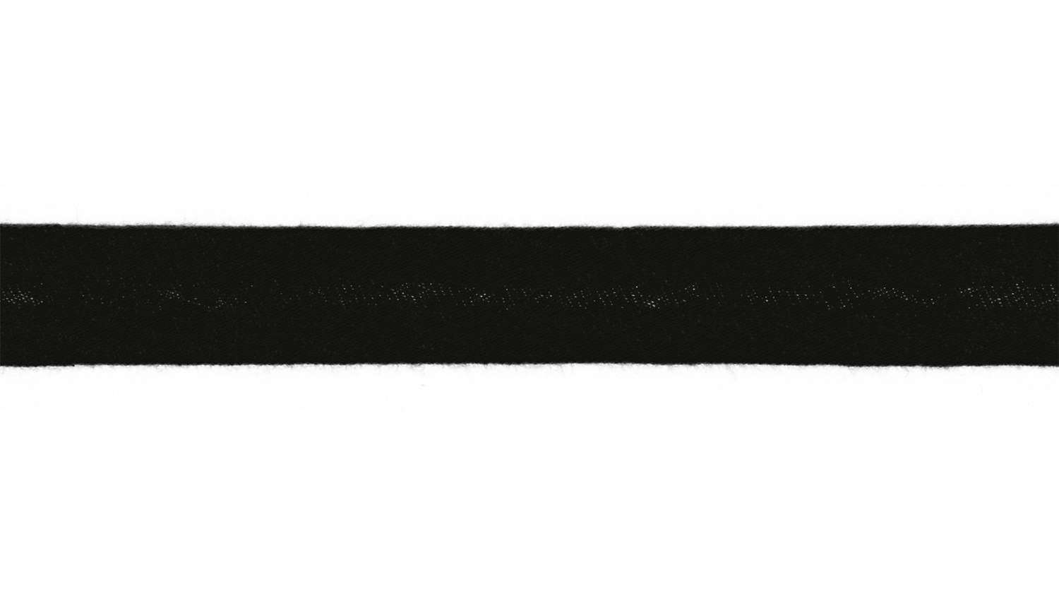Schrägband Musselin uni schwarz (069)          