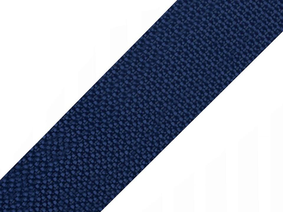 25m Rolle  Gurtband Polyester 40mm uni dunkelblau