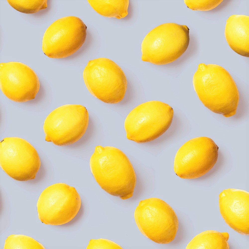 Canvas Digital "Lemons" - light grey