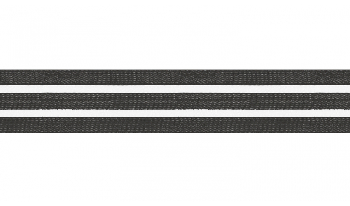 Waistband 50mm mit Glitzer schwarz (569) 
