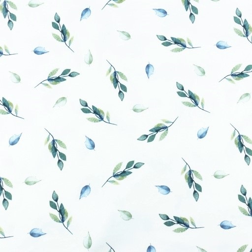 Digitaljersey Snoozy Fabrics mit Eukalyptus - ecru