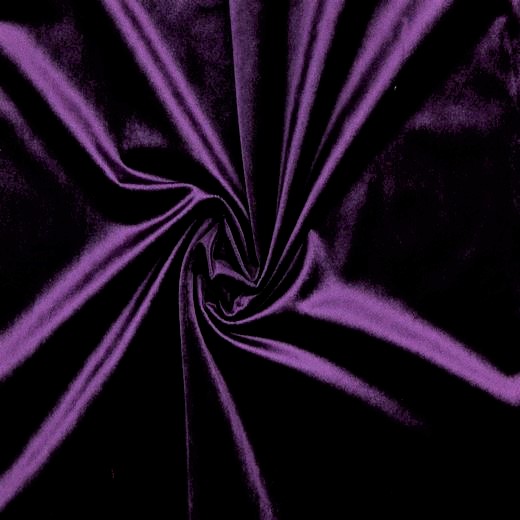Samt "Luxury Velvet" uni purple (018)
