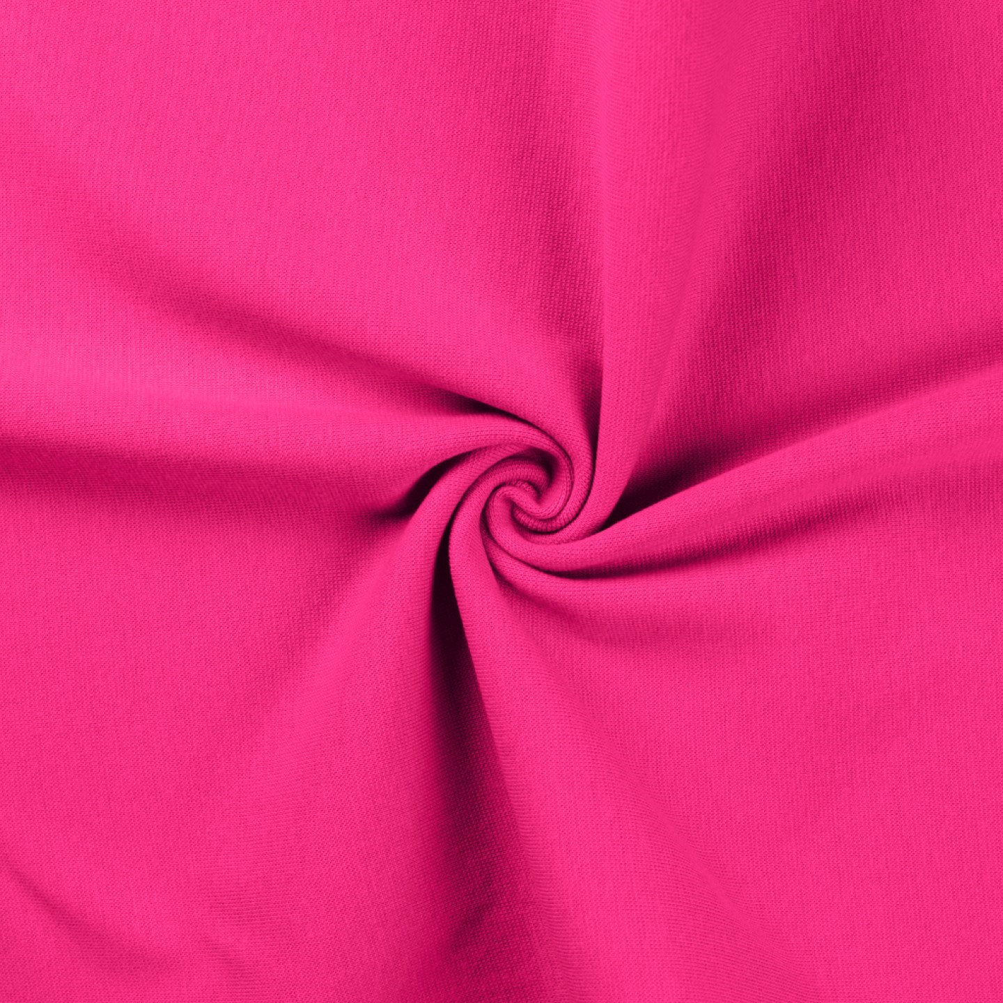 Bündchenstoff Milan uni fuchsia (170)     